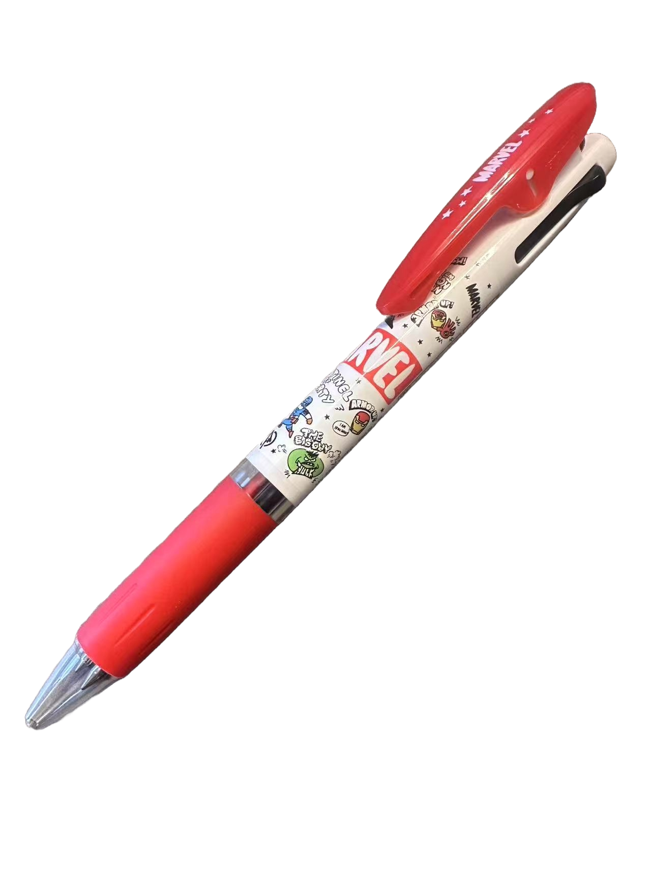 Stylo à bille Marvel Jet Stream 3 couleurs 0.5 Pop Graffiti Anime rouge