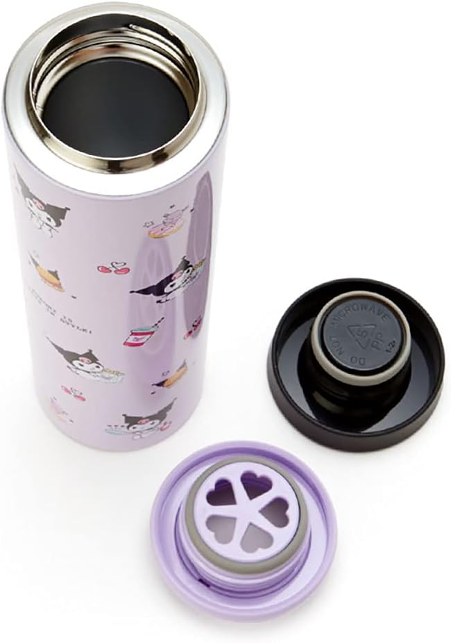 Sanrio Kuromi Bouteille tasse Isotherme en Acier Inoxydable 460ml