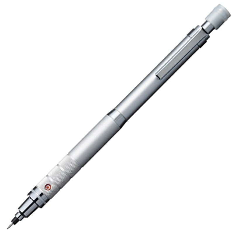 Uni-Ball Porte-mines Kuru Toga premium  0.5mm - Argenté en coffret cadeau
