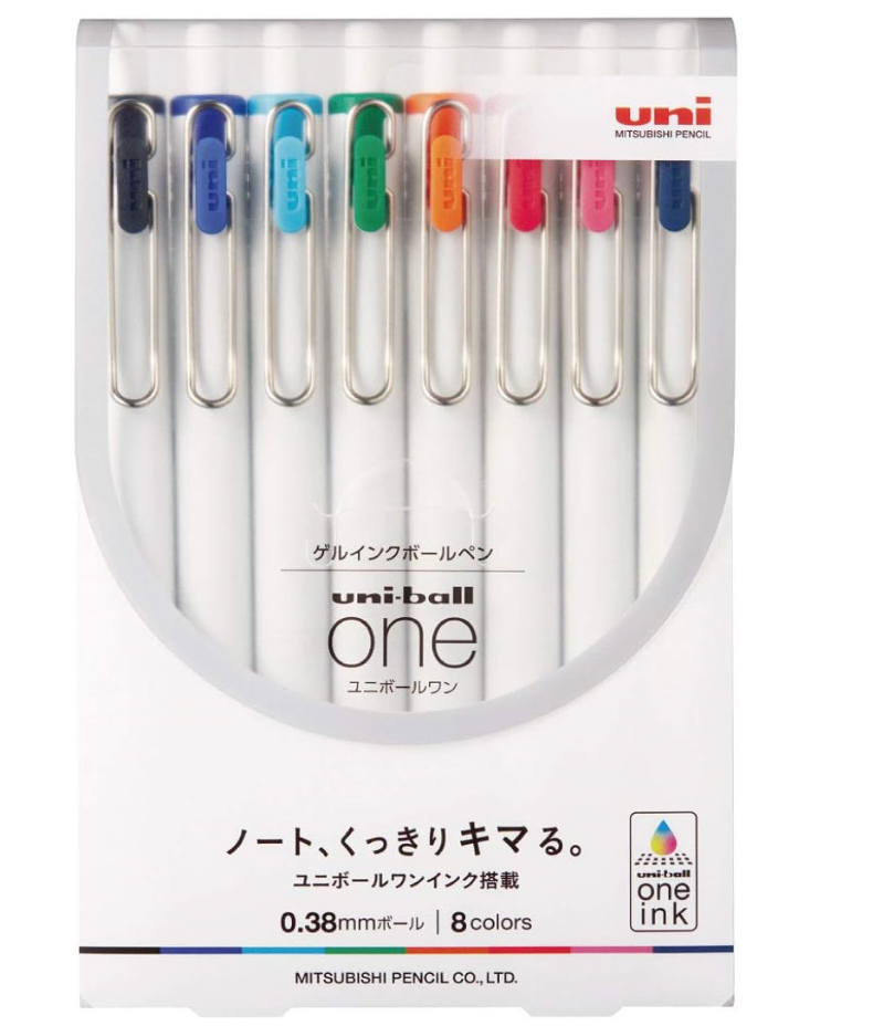 Uni-Ball One (UMNS388C) Stylo à bille à encre gel 0,38 mm
