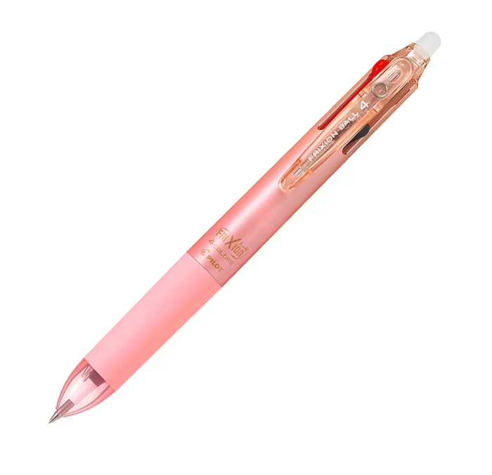 【PILOT】Stylo - Frixion - 4 Couleurs - Effaçable - 【Point Extra Fin 0.38mm】 - Rechargeable