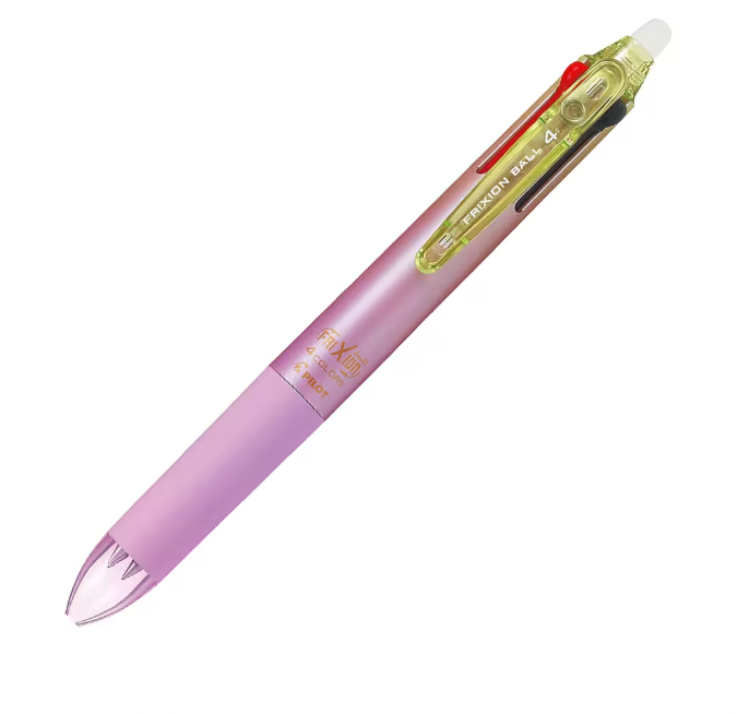 【PILOT】Stylo - Frixion - 4 Couleurs - Effaçable - 【Point Extra Fin 0.38mm】 - Rechargeable