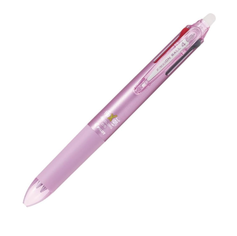 【PILOT】Stylo - Frixion  - 4 Couleurs - Effaçable - Pointe Fine 0,5mm - Rechargeable